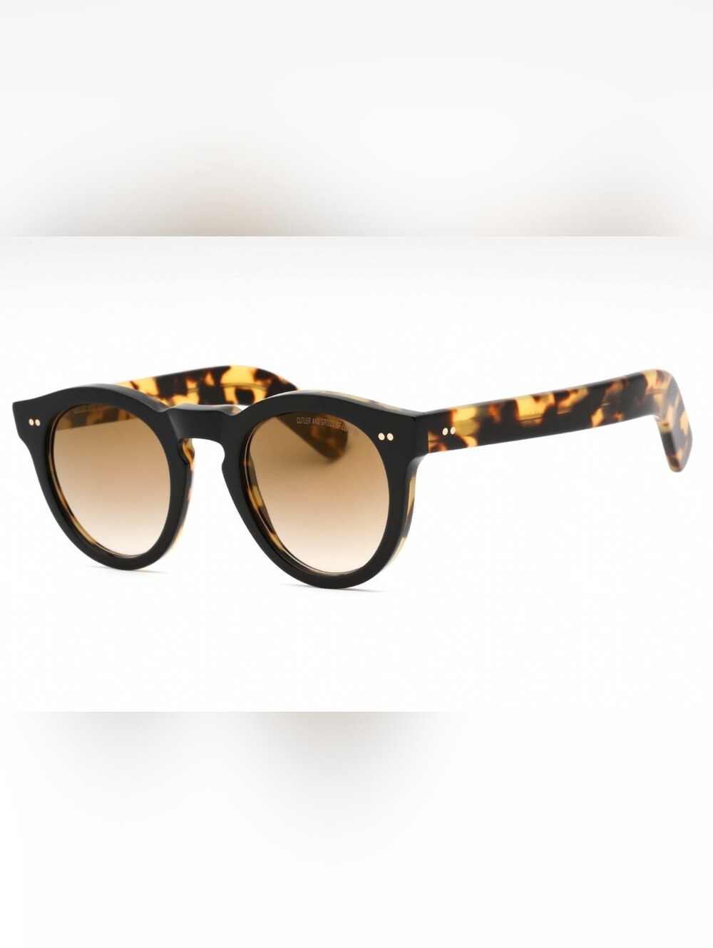 Cutler and Gross CGSN0734V2,  Black on Camo / Brown Gold, Size 47X23X145